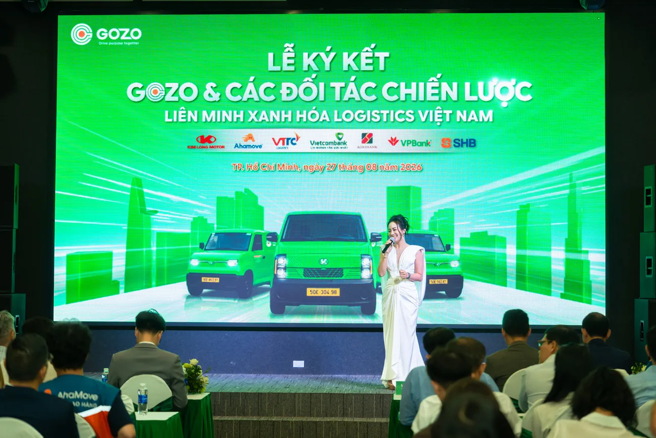 MC Bích Nga dẫn lễ ký kết GOZO và các đối tác chiến lược