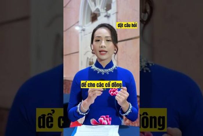 MC Bích Nga dẫn Đại hội đồng cổ đông Novaland